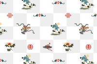 Png traditional Chinese art pattern background
