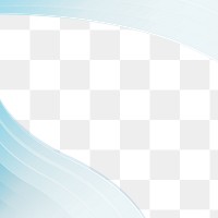 Blue border abstract gradient png background