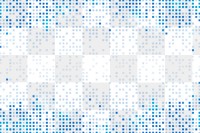 Blue abstract pixel rain png background