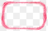 Png pink rounded rectangle fire frame