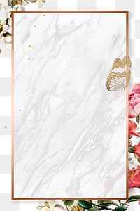 Elegant valentine's flowers png frame | Premium PNG Sticker - rawpixel