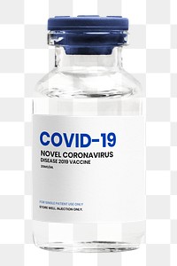 Covid 19 png vaccine vial mockup