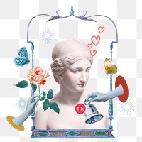 Png Greek goddess statue online dating notification aesthetic mixed media