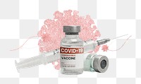 Covid-19 vaccine png with syringe