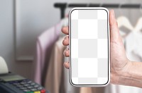 Smartphone png transparent screen mockup