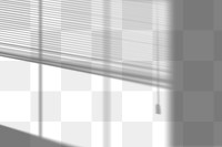 PNG window blinds shadow design element