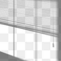 PNG window blinds shadow design element