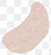 Png abstract textured shape element in pink tone design