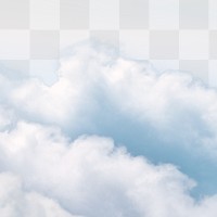 Cloud png on transparent background