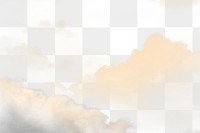 Cloud png on transparent background