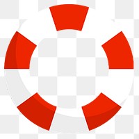 Safety ring png sticker for boat and ship