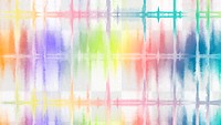 Tie dye png pattern on colorful watercolor transparent background