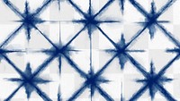 Shibori png  transparent background with indigo blue