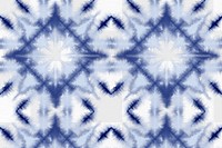 Shibori pattern png indigo tie dye on transparent background