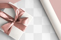 Gift wrapping paper mockup png transparent, Christmas gift ideas