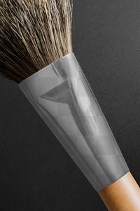Png transparent brush mockup beauty and cosmetic product