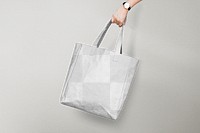 Tote bag mockup png transparent, eco fashion