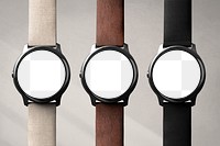 Png watches transparent mockup