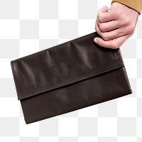 Png fold over clutch mockup