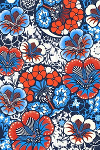 Batik pattern png in vintage style, remixed from public domain artworks