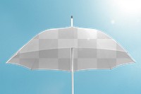 Umbrella png mockup with transparent background 