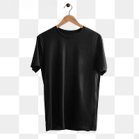 T-shirt mockup png on transparent background