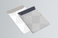 Envelopes png stationery transparent mockup 
