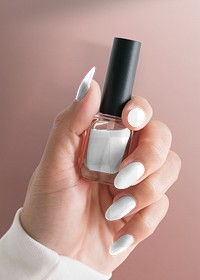 Bottle png mockup nail polish for beauty brands
