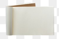 Pages png sketchbook mockup on transparent background
