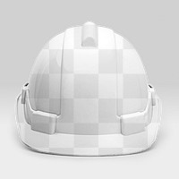 Png hard engineer hat mockup PPE equipment