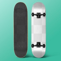 Skateboard png mockup transparent sport equipment