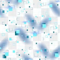 Geometric transparent pattern background png with digital technology