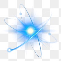 Atom science biotechnology blue png | Premium PNG Sticker - rawpixel