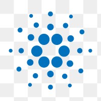 Cardano blockchain cryptocurrency icon png open-source finance concept