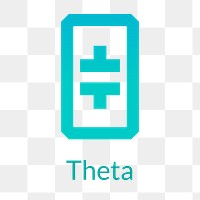 Theta blockchain cryptocurrency logo png open-source finance concept