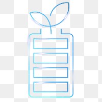 Rechargeable battery icon png environmental friendly symbol