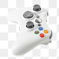 White gaming console png entertainment technology concept