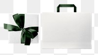 Luxury packaging mockup png with gift box and bag