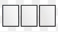 Frame mockups png in a row 