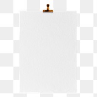 Paper document mockup png stationery