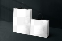 Paper shopping bag mockups png