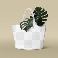 Canvas tote bag mockup png eco friendly product
