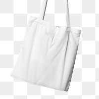 Cool tote bag mockup png in canvas