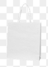 White paper bag mockup design element 