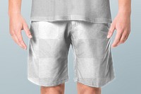 Shorts png mockup transparent men’s basic wear fashion