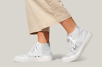 Png plain sneakers transparent mockup unisex streetwear fashion shoot