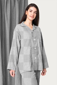 Png pajamas transparent mockup women’s nightwear studio shoot