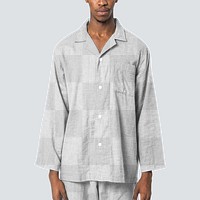 Pajamas png mockup transparent unisex sleepwear apparel