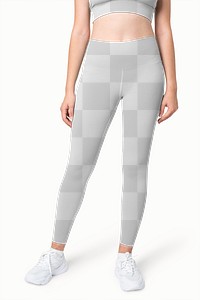 Png transparent yoga pants mockup women’s sportswear