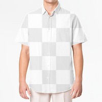 Shirt png mockup transparent men&rsquo;s casual wear